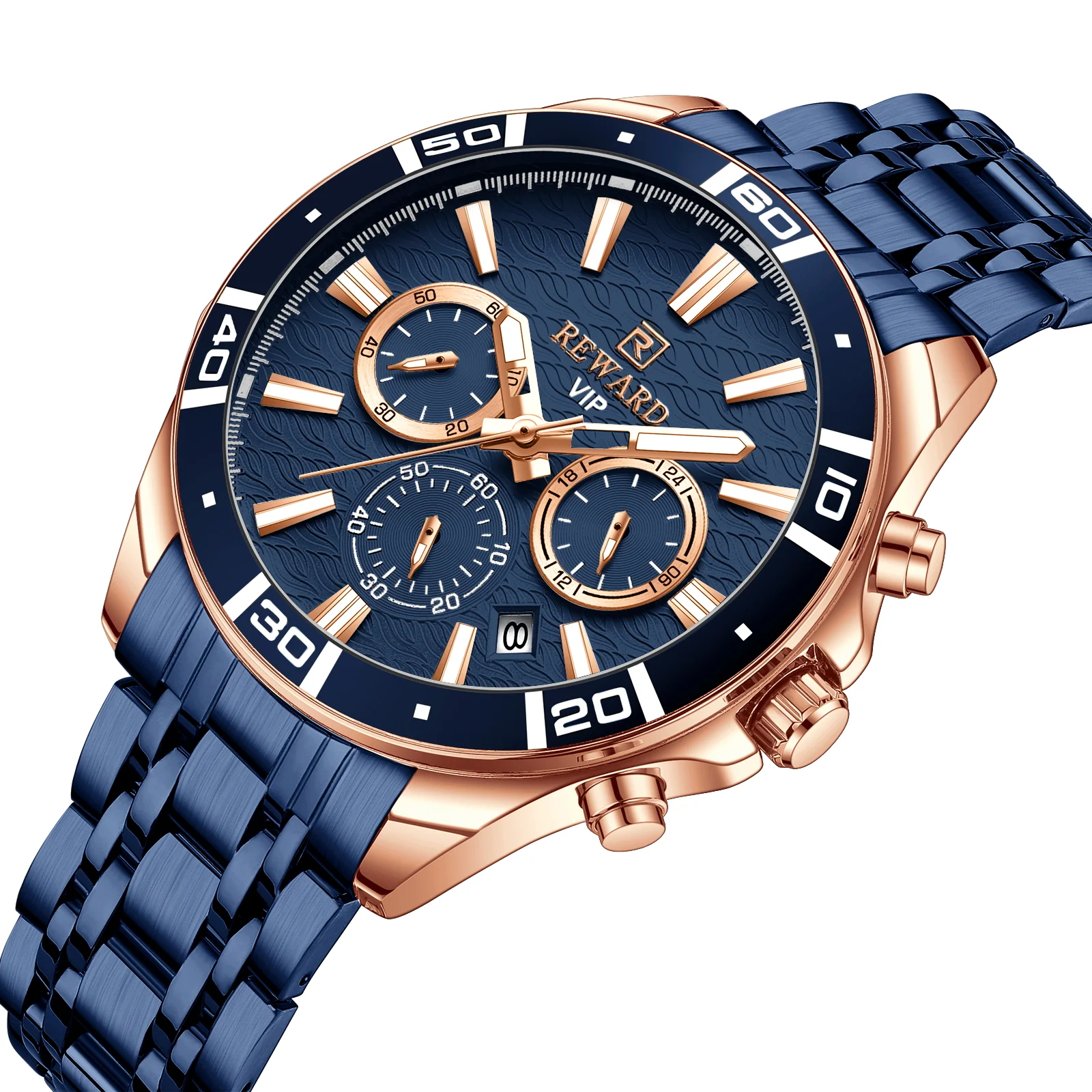 Reward Wholesale Chronograph Quart Watches Men Wrist Luxury Sport Source Watch Factory OEM/ODM RD81134M