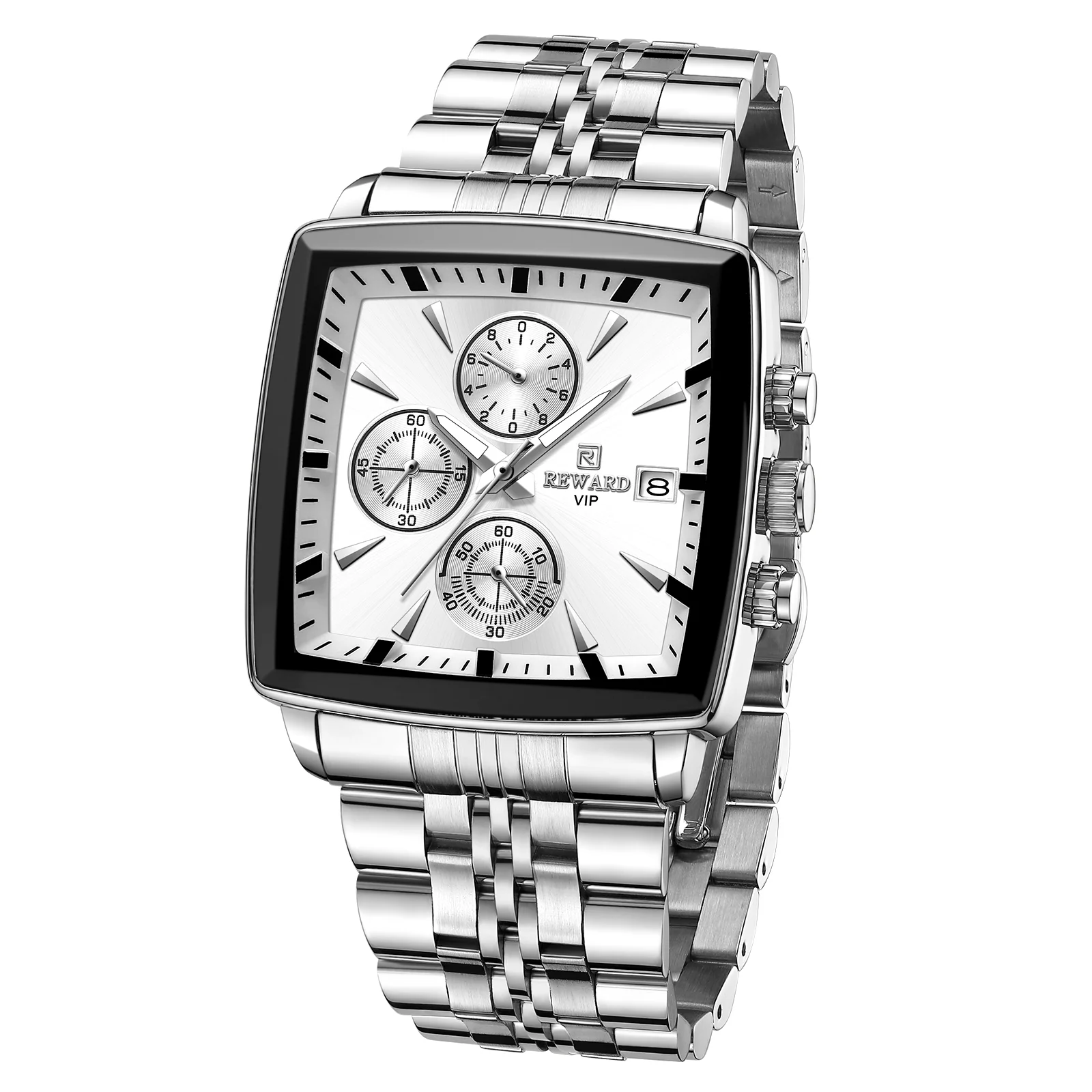 REWARD brand high quality watch man luxury full stainless steel metal watch gold men OEM watches RD81100M