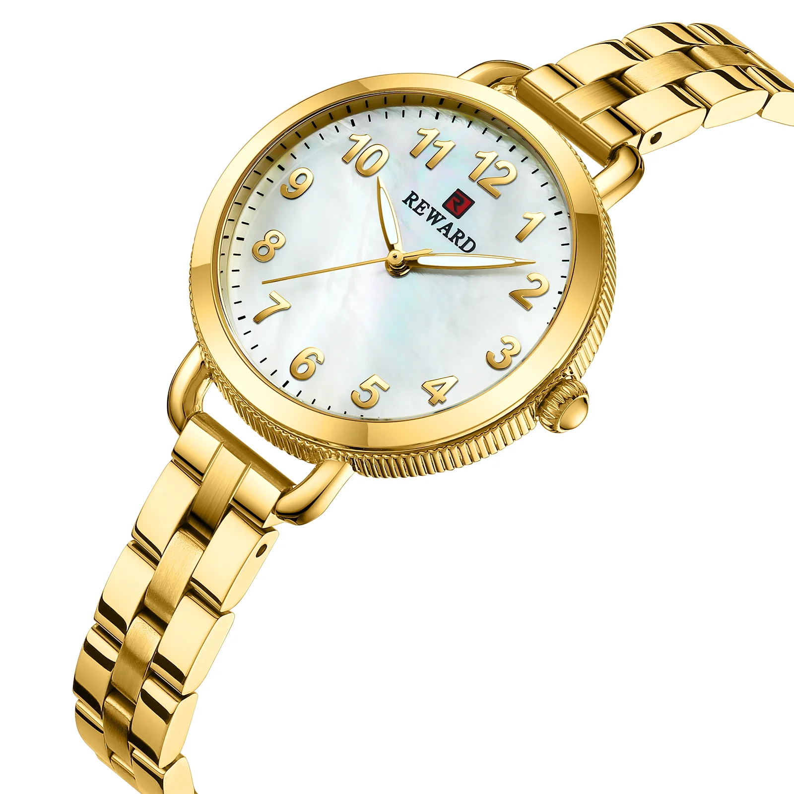 Reward Luxury casual stainless steel strap lady watch Wholesale Custom small female wristwatches RD21046L