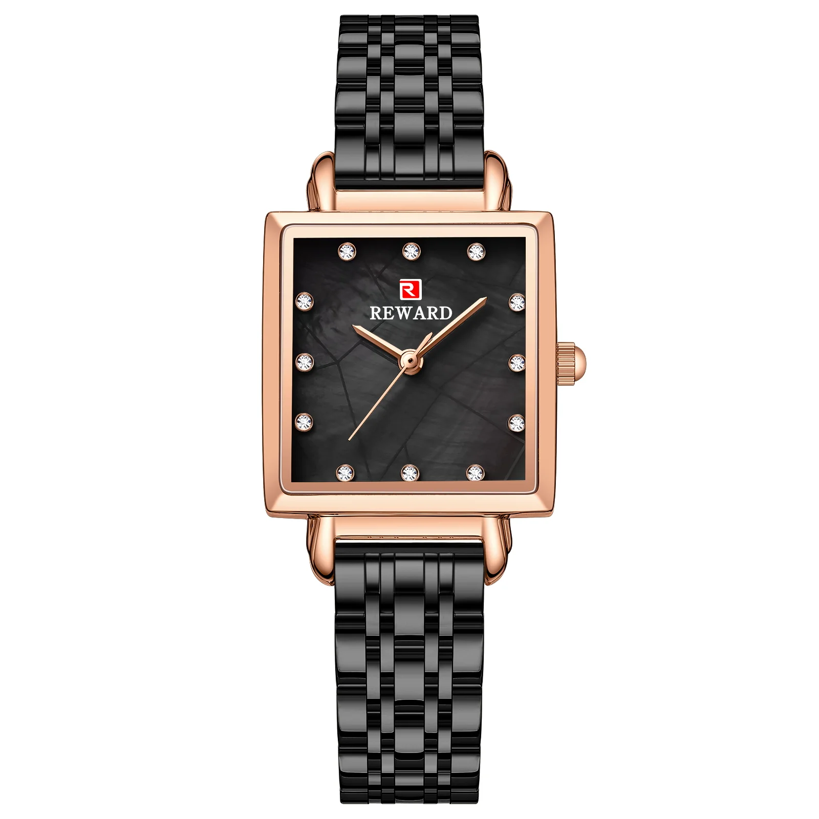 Reward Stainless Steel Fashion Watch Women Wrist Luxury Wholesale Japan Seiko Quartz Movement Watch RD21041L