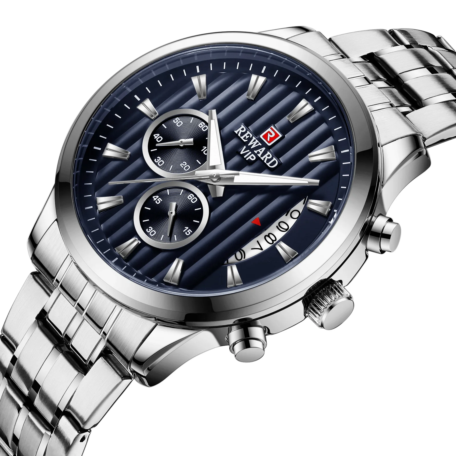 REWARD Men watch luxury personalized Alloy Luxury Waterproof Quartz Watches For Male Sports Analog Wrist Watch RD81010M
