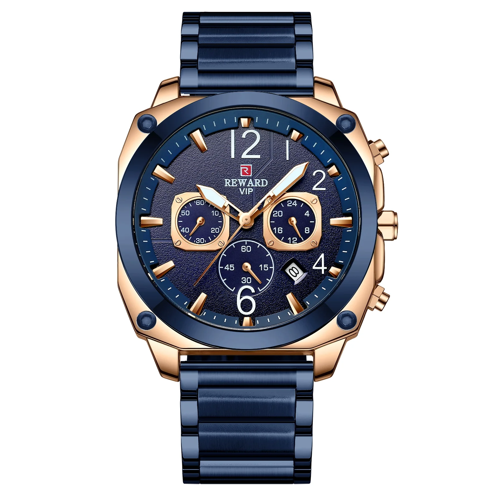 REWARD male luxury watches diving luminous robust day date big man wrist watch factory custom logo Horloge RD81055M