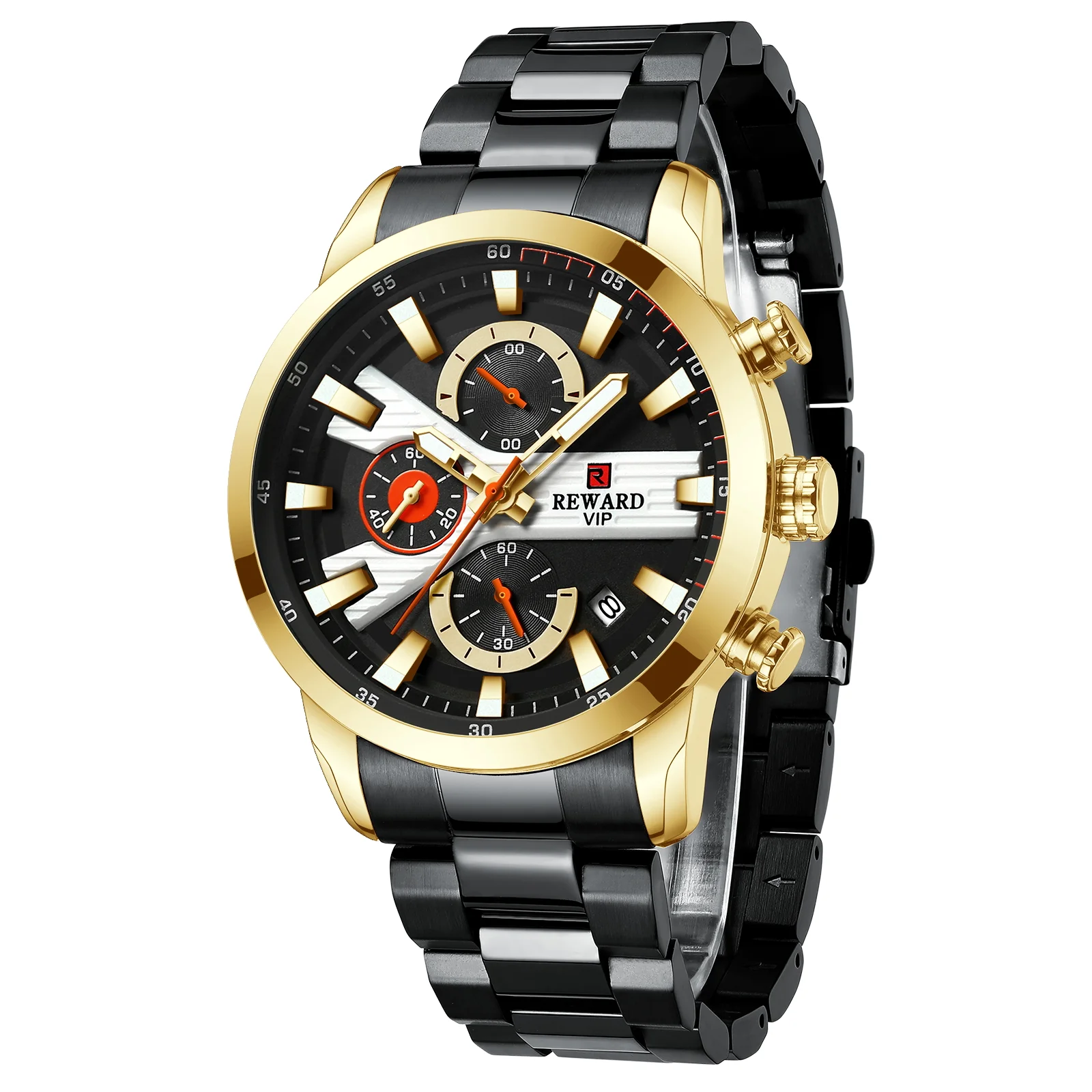 Reward Men Watch Luxury Wristwatch For Male Business Fashion Chronograph Watches Solid Stainless Steel Strap Mens Watches RD81014M